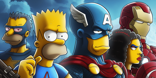 Marvel en version Simpsons