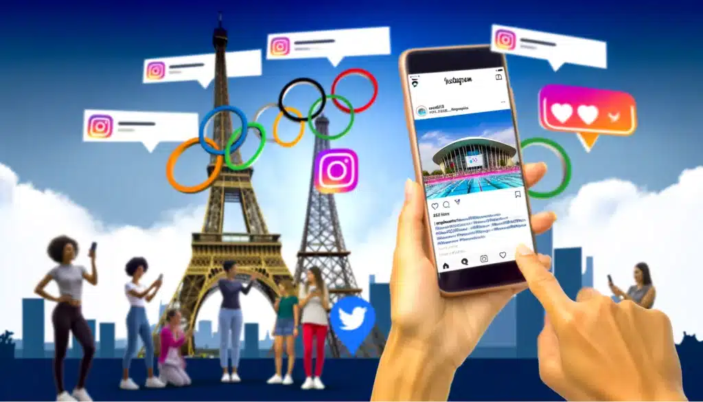 Paris 2024 réseaux sociaux