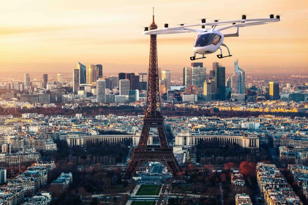 Inauguration des taxis aériens pour les Jeux Olympiques de Paris